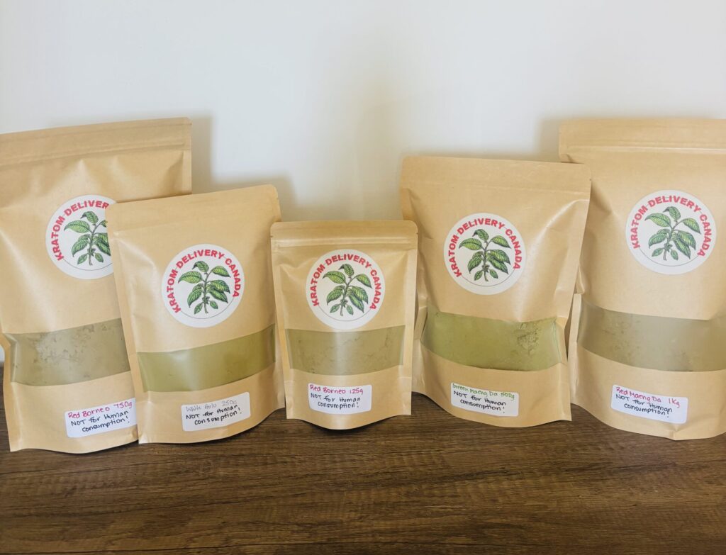 Premium Kratom Powder packages S/M