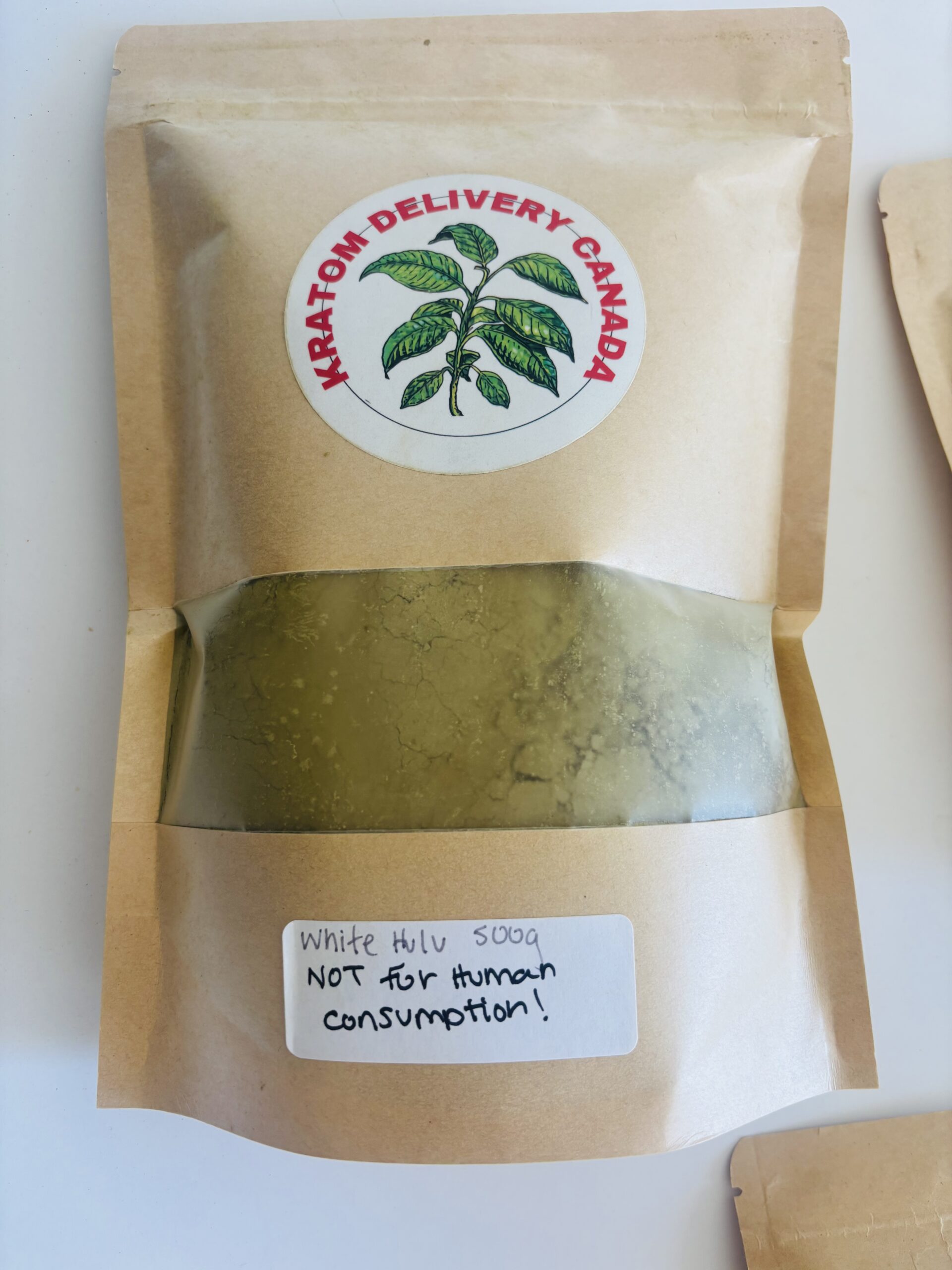 Premium Kratom Powder - white hulu